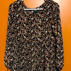 Wild Fable Floral “baby doll” dress. Polyester material